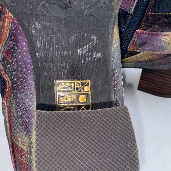 L'Artiste Boots Womens 38 US 7.5-8 Spring Step Shazzam Ankle Flannel Lined Zip - Picture 7 of 12